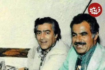 عکس| سفر در زمان؛ دیدار «نوه محمدعلی فردین» با «ناصر ملک مطیعی»؛ دهه 90
