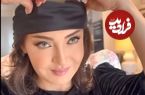 عکس| سفر زمان؛ «نیکی کریمی» 21 ساله در کنار «خسرو شکیبایی» در پشت‌صحنۀ فیلم «سارا»