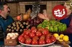ببینید| غذای روستایی در آذربایجان؛ پخت دلمه با گوشت، بادمجان، گوجه فرنگی و فلفل 