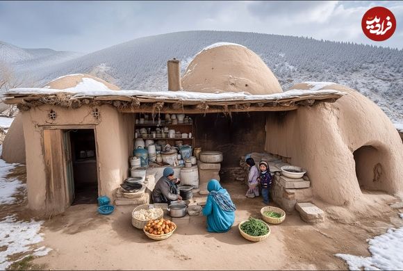 ببینید؛ غذای روستایی در افغانستان؛ پخت املت در یک روستای دورافتاده کوهستانی