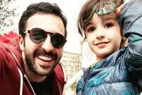 تصاویر دیده نشده از حسام محمودی به همراه همسر و فرزندش