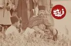 عکس| سفر زمان؛ ناصرالدین شاه کنار رودخانه و زیر سایبان در «گوزل درّه لار»
