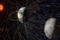 میدان مغناطیسی زمین مثل یک سپر محافظتی از ماه در برابر تابش‌های فضایی دفاع می‌کند