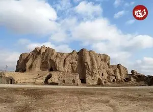 عکس| سفر زمان؛ منظرۀ زیبای «قلعۀ پاده آرادان» در دوران قاجار