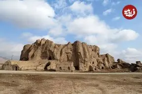 عکس| سفر زمان؛ منظرۀ زیبای «قلعۀ پاده آرادان» در دوران قاجار