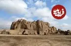 عکس| سفر زمان؛ منظرۀ زیبای «قلعۀ پاده آرادان» در دوران قاجار