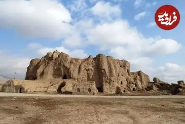 عکس| سفر زمان؛ منظرۀ زیبای «قلعۀ پاده آرادان» در دوران قاجار