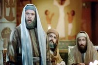 عکس| سفر به تاریخ؛ «لاوی، برادر یوسف» در کنار «فرج‌الله سلحشور» در نشست خبری سریال «یوسف پیامبر»