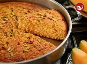 کیک طالبی؛ این کیک بهاری را بدون فر بپزید