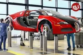 ببینید؛ مراحل طراحی و تولید دو خودروی بوگاتی ویرون و لامبورگینی روئلتو