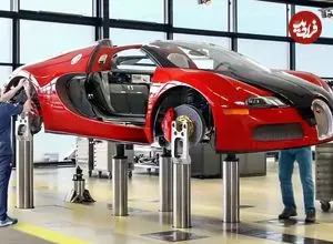 ببینید؛ مراحل طراحی و تولید دو خودروی بوگاتی ویرون و لامبورگینی روئلتو