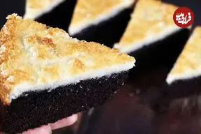 کیک شکلاتی با تایپینگ نارگیل؛ یک عصرانه دلچسب