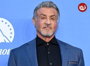 عکس| سفر در زمان؛ «سیلوستر استالونه» در یک برنامه تلویزیونی در آمریکا؛ سال 1355