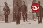 عکس| سفر زمان؛ «نماز خواندن مامور قاجاری» در نزدیکی یک کاروانسرا