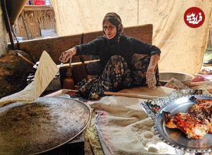 ببینید؛ غذای روستایی در ایران؛ کباب مرغ در تنور زمینی و پخت نان سنتی در طبیعت