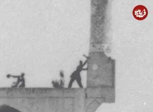 عکس| سفر زمان؛ منظرۀ «منارجنبان» اصفهان در دوران قاجار