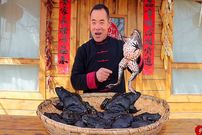 ببینید| غذای روستایی در چین؛ کباب قورباغه گاوی به روش آشپز مشهور