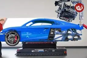 ببینید| خودروی قدرتمند آئودی R8 چگونه در کارخانه ساخته می شود؟