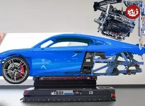 ببینید| خودروی قدرتمند آئودی R8 چگونه در کارخانه ساخته می شود؟