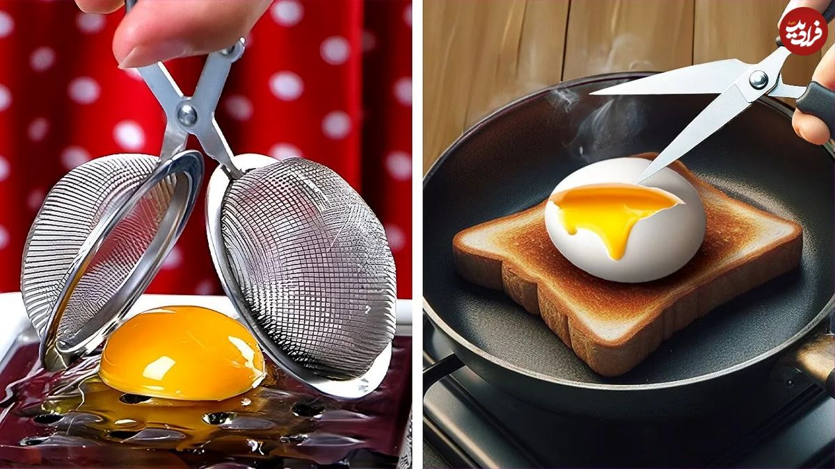 (ویدئو) 12 ایده درخشان با تخم مرغ در آشپزخانه که کار شما را ساده و زیباتر می کند