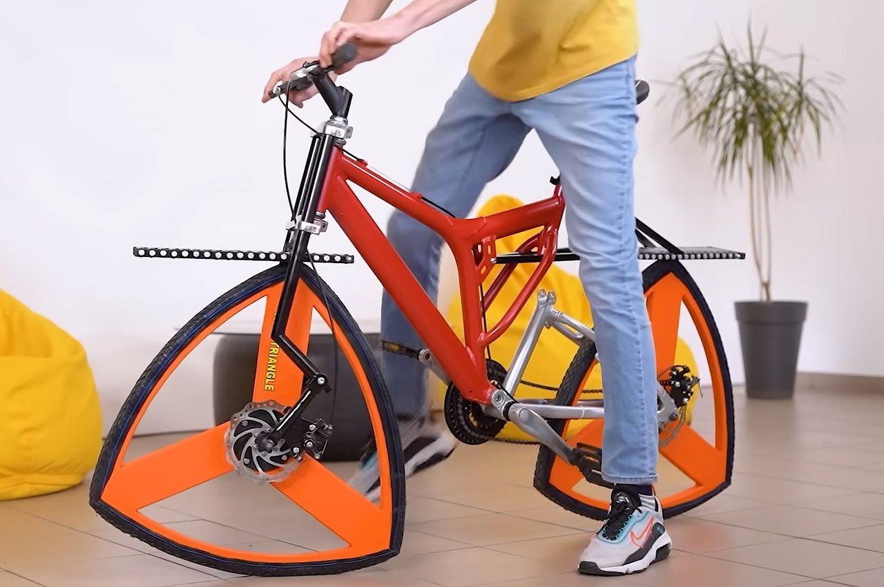 (ویدئو + عکس) این شما و این هم دوچرخه‌های مثلثی!