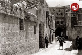 عکس؛ سفر در زمان؛ ۷۶ سال قبل؛ جنگ با صهیونیسم در قدس