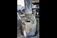 (ویدئو) نمایی دیدنی از به کارگیری تکنولوژی جدید برای حفر چاه