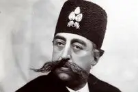 (عکس) سفر به تاریخ؛ ژست جالب «مظفرالدین شاه و نوه اش» در دهه 1270