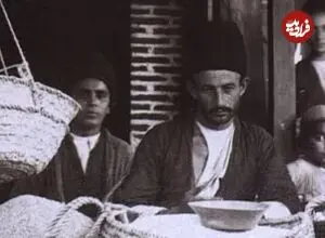 عکس| سفر زمان؛ تصویری از یک «مغازه برنج‌فروشی» در دوران ناصرالدین شاه
