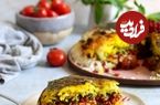 طرز تهیه ته‌چین آلو اسفناج؛ پلوی مخلوط خوشمزه و لذیذ