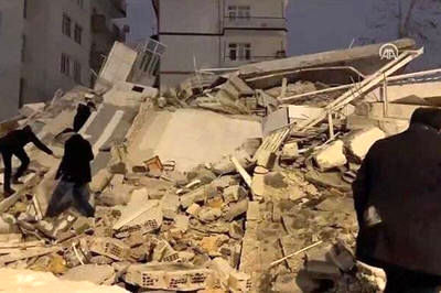 (ویدیو) اولین تصاویر از خسارت زلزله در مالاتیا ترکیه