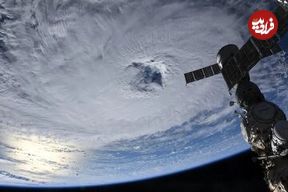 ( عکس) انتشار تصویر شگفت‌انگیز یک توفان ترسناک از فضا توسط یاسمین مقبلی