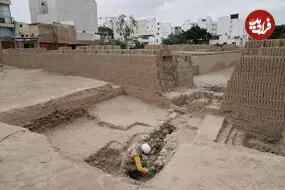 اسکلت 1400 سالۀ یک «قربانی» در کانال آب نزدیک «هرم باستانی» کشف شد