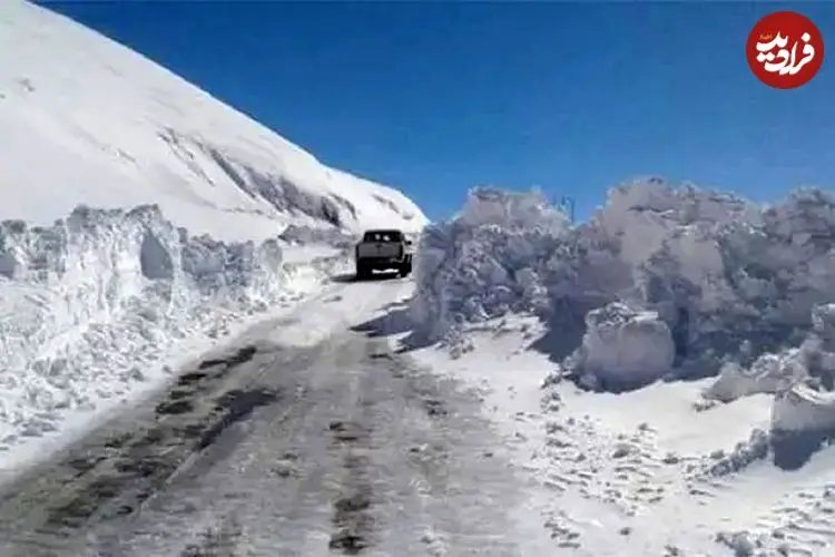 سقوط بهمن این گردنه را مسدود کرد