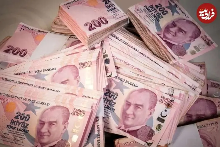 قیمت لیر ترکیه امروز دوشنبه 5 مرداد 1405؛ رشد 15 تومانی