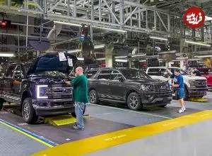 ببینید| نگاهی به مراحل تولید شاسی بلند فورد اکسپدیشن در آمریکا