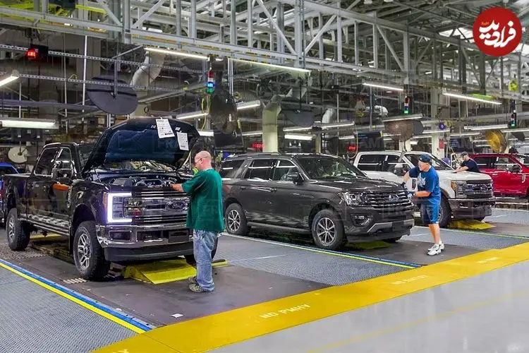 ببینید| نگاهی به مراحل تولید شاسی بلند فورد اکسپدیشن در آمریکا