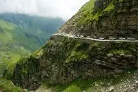 (ویدئو) تصاویری جادویی از گردنه حیران در مه غلیظ