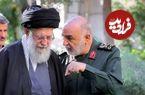 عکس؛ سفر به تاریخ؛ صحبت در گوشی دختر شهید با «سردار سلامی»؛ سال 1401