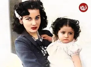 عکس| سفر در زمان؛ «شهناز پهلوی» در کنار مادر مصری اش «فوزیه»؛ اواخر دهه 30
