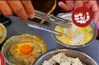 ببینید| غذای خیابانی در تایلند؛ پخت املت با تخم مرغ، صدف، ماهی مرکب و میگو در بانکوک