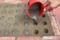 ببینید| با سیمان و تخم مرغ این گلدان خاص را بسازید!