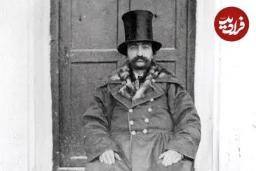 عکس| سفر زمان؛ نقاشی یک زن که ناصرالدین شاه در برگۀ یادداشتش کشید