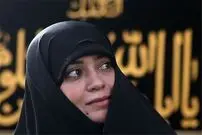(عکس) الهام چرخنده؛ سخنران ویژه مراسم تشییع شهدای مرزبانی
