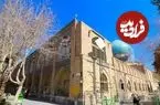 عکس| سفر به ایران قدیم؛ منظرۀ یک مسجد در چهارباغ اصفهان در دوران ناصرالدین شاه