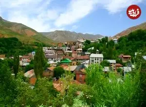 عکس| سفر به ایران قدیم؛ منظرۀ روستای «فشم» در سال 1312