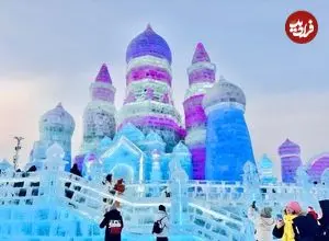 ببینید| ذخیره‌سازی یخ، سنتی دیرینه در سرزمین رویایی هاربین