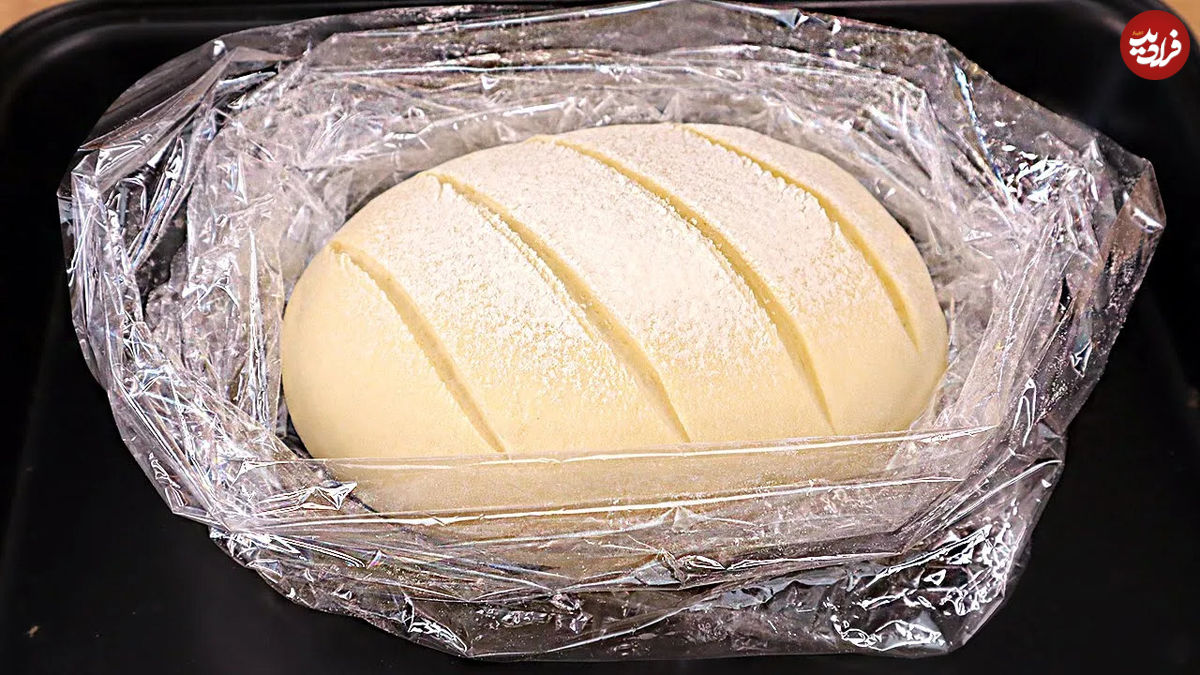 (ویدئو) نحوه پخت نان خانگی در 5 دقیقه با کمک کیسه پلاستیکی 