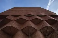 تصاویر؛ بهیافت و ترکه بافی در معماری نمای ساختمان یزدی
