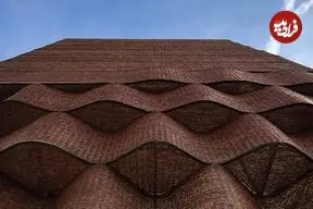 تصاویر؛ بهیافت و ترکه بافی در معماری نمای ساختمان یزدی